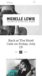 Mobile Screenshot of michellelewismusic.com